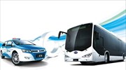 Κίνα: Μαζική παραγγελία 3.000 ηλεκτροκίνητων λεωφορείων και ταξί της BYD