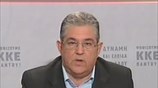 Εκτιμήσεις  για το αποτέλεσμα του πρώτου γύρου από τον γ. γ του ΚΚΕ, Δ. Κουτσούμπα