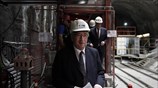 Σε εργοτάξιο του μετρό ο Ζαν Κλοντ Γιούνκερ