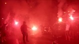 Πανηγυρισμοί στον Πειραιά για την εκλογή Μώραλη