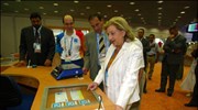 Στο Διεθνές Κέντρο Ραδιοτηλεόρασης η Φ. Πετραλιά