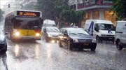 Θεσσαλονίκη: Υλικές ζημιές από έντονη βροχόπτωση και χαλάζι