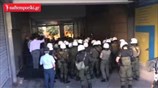 Επέμβαση των ΜΑΤ στη συγκέντρωση των καθαριστριών