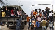 Χαοτική κατάσταση στα σύνορα Καμπότζης - Ταϊλάνδης