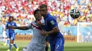 Μουντιάλ 2014 (4ος όμιλος): Ιταλία-Κόστα Ρίκα 0-1, πρόκριση για την ομάδα του Κάμπελ