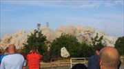 Παρ’ ολίγον θανατηφόρο ατύχημα από ιπτάμενη πέτρα