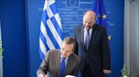 Στρασβούργο: Παράδοση - παραλαβή των περγαμηνών της εξάμηνης κυλιόμενης προεδρίας του Συμβουλίου της ΕΕ.