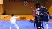 Τετραπλό χτύπημα στο taekwondo