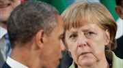 Συνομιλίες Μέρκελ – Ομπάμα με φόντο τις αποκαλύψεις κατασκοπείας