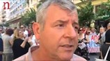 Συγκέντρωση των εργαζομένων στα δημόσια νοσοκομεία στο υπ. Υγείας