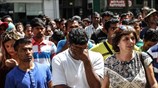 Συγκέντρωση διαμαρτυρίας εργατών της Μανωλάδας στο δικαστικό μέγαρο Πάτρας