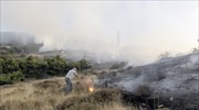 Βελτιωμένη η εικόνα στα πύρινα μέτωπα των Σπάτων και της Ρόδου