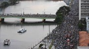 Βραζιλία: Κοσμοσυρροή στην κηδεία του Εντουάρντο Κάμπος
