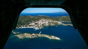 Φορτηγό πλοίο προσάραξε νοτίως των Οινουσσών