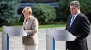 Ουκρανία: Η αποκέντρωση ψηλά στην ατζέντα Μέρκελ - Ποροσένκο
