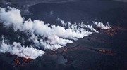 Ισλανδία: Ξανά «στο κόκκινο» ο συναγερμός για το ηφαίστειο