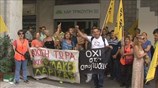 Στα γραφεία του ΠΑΣΟΚ για τα «χρόνια πολλά» οι σχολικοί φύλακες