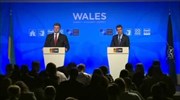 Σύνοδος ΝΑΤΟ: Κοινή συνέντευξη Τύπου Άντερς Φογκ Ράσμουσεν - Πέτρο Ποροσένκο (μέρος β
