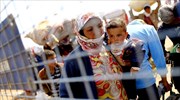 Σύροι πρόσφυγες αναζητούν καταφύγιο στην Τουρκία