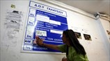 Συμβολικό καθάρισμα στη ΔΟΥ Γαλατσίου από τις καθαρίστριες του ΥΠΟΙΚ
