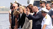 Αποδοκιμασίες κατά Σουλτς στη Λαμπεντούζα