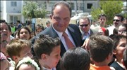 Επίσκεψη Καραμανλή στο 10ο Δημοτικό Σχολείο Ελευσίνας