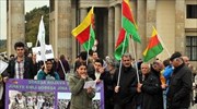 Φιλοκουρδικές διαδηλώσεις στην Ευρώπη