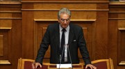Κυβέρνηση ειδικού σκοπού Ν.Δ. - ΣΥΡΙΖΑ πρότεινε ο Σπ. Λυκούδης