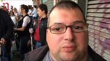 Συγκέντρωση ΑμεΑ έξω από το υπουργείο Εργασίας