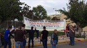 Στο ΥΕΘΑ διαδηλώνουν εργαζόμενοι στα ναυπηγεία Ελευσίνας