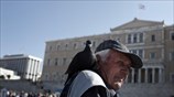 Στιγμιότυπο από το κέντρο της Αθήνας