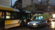 Τροχαίο με λεωφορείο και τρόλεϊ κοντά στην Πλατεία Κολιάτσου