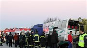 Θεσσαλονίκη: Πτώση τουριστικού λεωφορείου σε χαράδρα - Ένας νεκρός