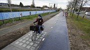 Στην Ολλανδία ο πρώτος ποδηλατόδρομος ηλιακής ενέργειας