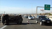 Μειώθηκαν κατά 9,4% τα τροχαία τον Σεπτέμβριο