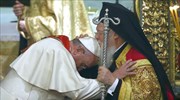 Πανηγυρική δοξολογία για την υποδοχή του Πάπα στο Φανάρι