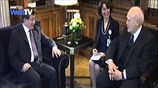 Ο Κάρολος Παπούλιας δέχθηκε τον Τούρκο πρωθυπουργό