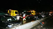 Καραμπόλα: Υπήρχε σήμανση, ισχυρίζεται η κοινοπραξία που πραγματοποιεί τα έργα
