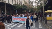 Συγκέντρωση και πορεία συνταξιούχων