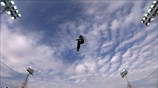 Σνόουμπορντ με φόντο την Κωνσταντινούπολη
