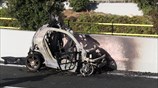 Έκρηξη Ι.Χ. στην Αττική Οδό