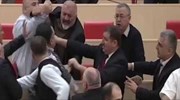 Μπουνιές και κλωτσιές στο Κοινοβούλιο της Γεωργίας