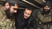 Συρία: Επίσκεψη του Μπασάρ αλ-Άσαντ στους στρατιώτες του στη Δαμασκό