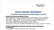 Προβλήματα στο οδικό δίκτυο - 7:30