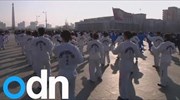 Β. Κορέα: Εκατοντάδες πολίτες στους δρόμους για την εθνική μέρα αθλητισμού