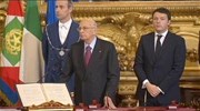 Ιταλία: Την παραίτηση Ναπολιτάνο προανήγγειλε ο Ματέο Ρέντσι