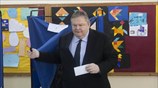 Ο Ε. Βενιζέλος κατά την άσκηση του εκλογικού του δικαιώματος