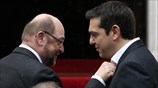 Συνάντηση του Αλέξη Τσίπρα με τον Μάρτιν Σουλτς