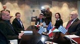 Σε θετικό κλίμα η συνάντηση Βαρουφάκη - Σαπέν