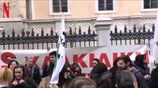 Κάτοικοι της Χαλκιδικής διαδηλώνουν στο ΣτΕ κατά της εξόρυξης χρυσού